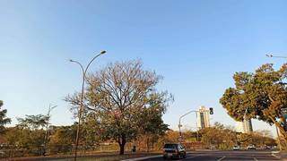 Sem chuva, tempo seco predomina e calor pode chegar aos 35°C em MS Sem chuva, tempo seco predomina e calor pode chegar aos 35°C em MS