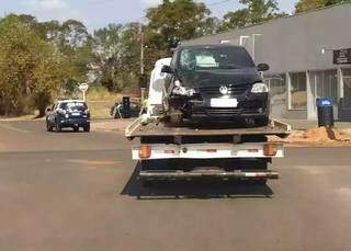 Veículo foi apreendido e levado para perícia no pátio da 2º DP (Delegacia de Polícia), no fim semana. (Foto: Direto das Ruas)