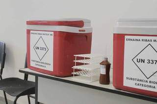 Polo da UCDB pode realizar 350 testes por dia de RT-PCR. (Foto: Marcos Maluf)