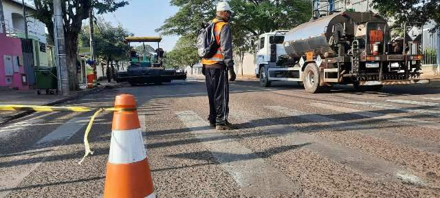 Recapeamento provoca interdi&ccedil;&atilde;o da Rua Santana a partir da Zahran 