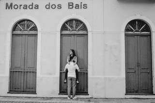 Kelly e Élix em ensaio fotográfico na Morada dos Baís. (Foto: Thiago - Miragens Produções) 