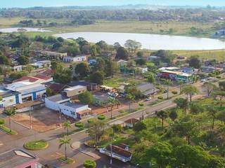 Vista aérea de Paranhos. (Foto: Reprodução/Facebook)