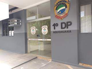 Caso foi registrado na 1ª DP (Delegacia de Polícia) de Aquidauana (Foto: Polícia Civil/Divulgação) 