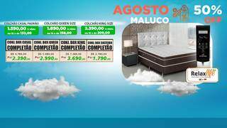 Agosto Maluco tem colchão massagem a partir de R$ 1.590 em 12X