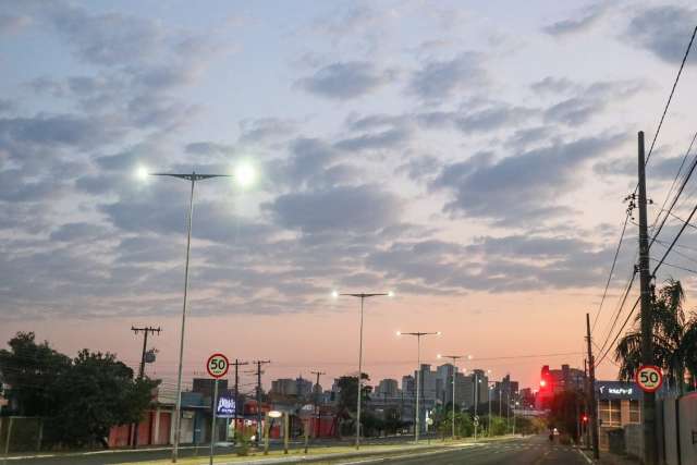 Frente fria se despede com mínima de 11ºC e previsão é de calor a partir de hoje