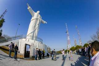 Cristo Rei do Pantanal &eacute; reformado e reaberto ao p&uacute;blico em Corumb&aacute;