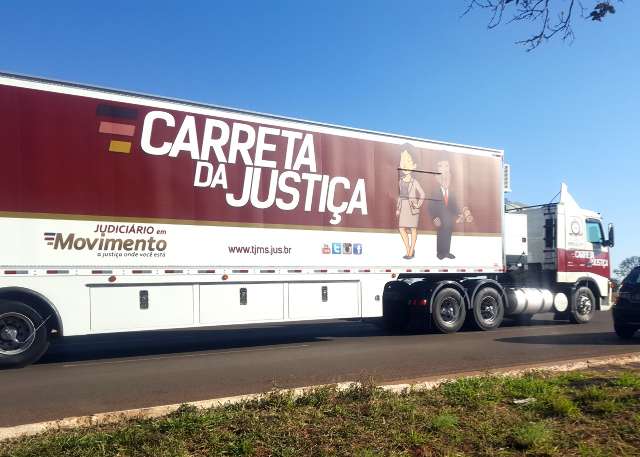 Carreta da Justi&ccedil;a volta a atender na segunda-feira