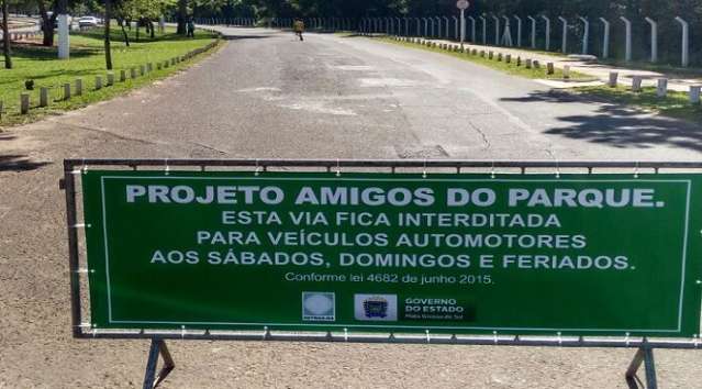 Projeto Amigos do Parque volta sem interdi&ccedil;&otilde;es neste final de semana