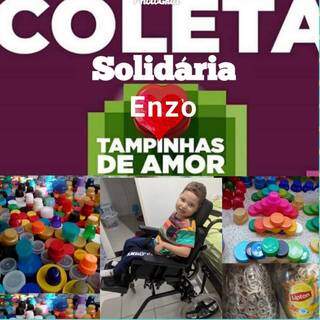 Mãe cria campanha para coletar produtos recicláveis, que serão vendidos e ajudarão na compra da cadeira do Enzo. (Foto: Arquivo).