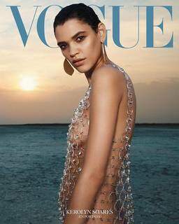 Kerolyn, capa da Vogue México. (Foto: Emma Summerton/Vogue México)