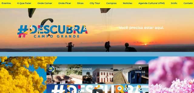Site ajuda moradores e turistas na hora de decidir o que fazer em Campo Grande 
