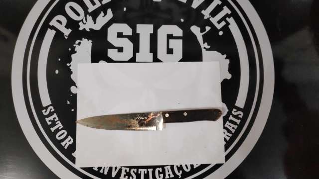 Pol&iacute;cia prende autor de homic&iacute;dio em Dourados e encontra faca do crime