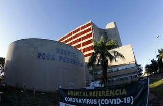 Hospital Regional é a unidade de referência para covid-19 na Capital. (Foto: Chico Ribeiro/Subcom-MS)
