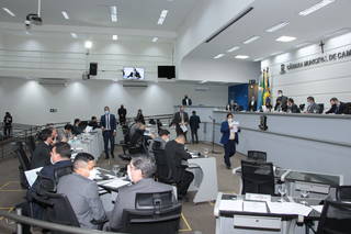 Sessões ordinárias ocorrem às terças e quintas-feiras, na Câmara Municipal de Campo Grande. (Foto: Divulgção/CMCG)