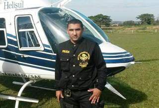 O policial militar Elton Moura em 2014, quando estava lotado no DOF. (Foto: Reprodução)