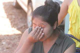 Manicure Maida Gomes Xavier, de 27 anos, lembra que não podia abrir os olhos por conta do gás. (Foto: Marcos Maluf)