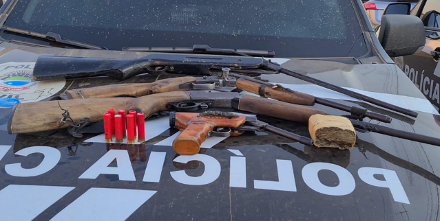 Opera&ccedil;&atilde;o para combater furto de gado termina com pris&atilde;o e apreens&atilde;o de armas 