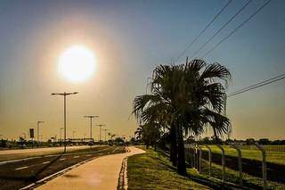 Em Campo Grande, sensação térmica de ontem chegou a 44ºC. (Foto: Marcos Maluf)