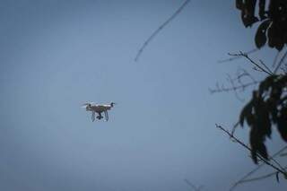 Imagem de drone sobrevoando o Parque dos Poderes. (Foto: Henrique Kawaminami)
