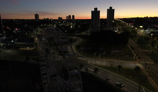 Imagem do fim de tarde em Campo Grande. (Foto: Gabriel Marchesi)