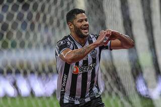 Hulk comemorando gol do Galo em jogo da Libertadores da América (Foto: Divulgação)