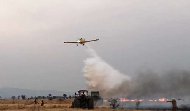 &Aacute;rea mais cr&iacute;tica de inc&ecirc;ndios, Pantanal do Nabileque recebe refor&ccedil;os no combate