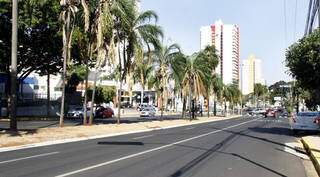Pavimentação da Avenida Mato Grosso foi refeita. (Foto: Governo do Estado)