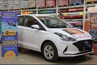 Sorteio de 22 automóveis Hyundai. (Foto: Divulgação)