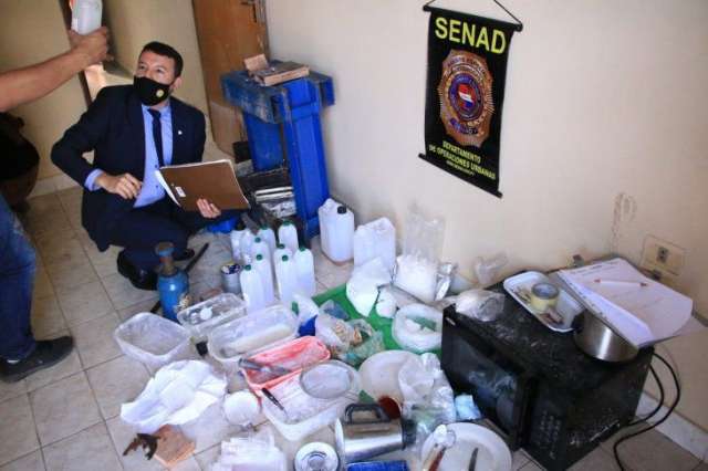 Para aumentar lucro, traficantes ampliam laborat&oacute;rios de coca&iacute;na no Paraguai
