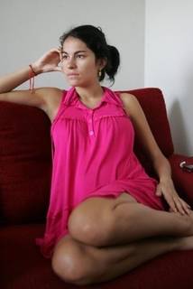 Eliza Samúdio em entrevista ao site Hoje em Dia. (Foto: Hoje em Dia/Arquivo)