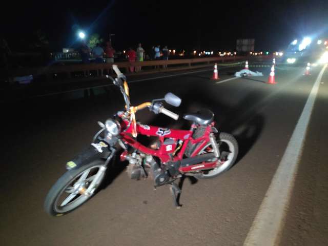 DJ passa mal, cai de moto e morre na BR-163