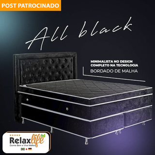 Modelo All Black é maravilhoso, um lançamento Relax Life. (Foto: Divulgação)