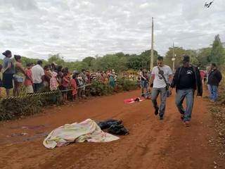 Tio e sobrinho foram encontrados mortos na Aldeia Jaguapiru em junho de 2019. (Foto: Sidney Bronka/94FM Dourados)