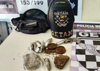 Adolescente &eacute; apreendido com droga e arma de fabrica&ccedil;&atilde;o caseira