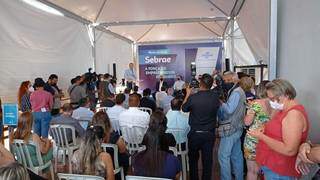 Evento aconteceu em espaço onde fica a nova sede do Sebrae, no Nova Lima. (Foto: Gabriela Couto)