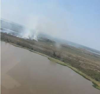 Aeronaves têm papel crucial no combate aos incêndios no Pantanal 