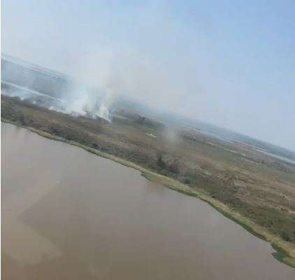 Aeronaves t&ecirc;m papel crucial no combate aos inc&ecirc;ndios no Pantanal 