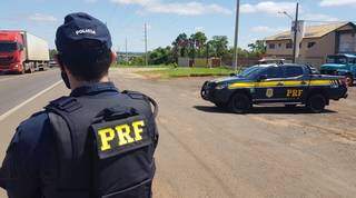 Rodovias federais estão tranquilas e sem paralisações em Mato Grosso do Sul (Foto: PRF)