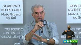 Governador Reinaldo Azambuja (PSDB) questinou o papel da Petrobras no momento de preços exorbitantes dos combustíveis. (Foto: Reprodução)