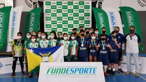 Corumbá e Maracaju conquistam título no futsal dos Jogos Escolares