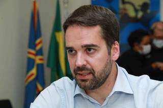 Chefe do Executivo estadual gaúcho esteve em Mato Grosso do Sul, em busca de votos para ser candidato do PSDB à Presidência. (Foto: Kísie Ainoã)