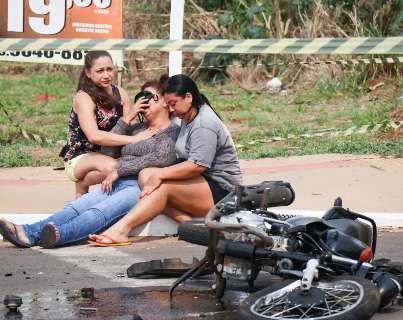 A caminho do trabalho, motociclista morre em acidente, na região da Assaf Trad