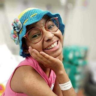 No hospital em que passou os últimos dias da vida, Geovana era vista com sorriso no rosto e esperança. (Foto: Arquivo Pessoal)
