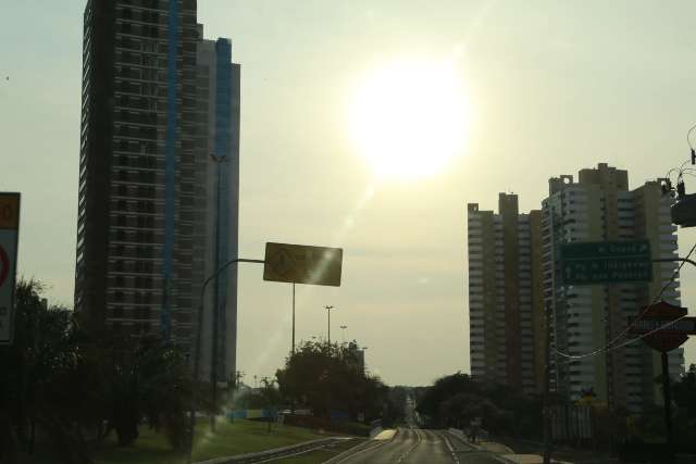 Sol brilha forte neste domingo e m&aacute;ximas chegam a 42&ordm;C em MS