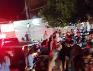PM &agrave; paisana leva tiro no peito de policial durante confus&atilde;o no Santo Ant&ocirc;nio