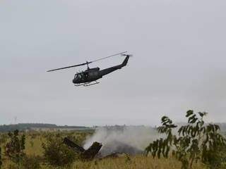 Super Tucano, da FAB, caiu na região do Indubrasil, em 2012; piloto morreu. (Foto: Arquivo)