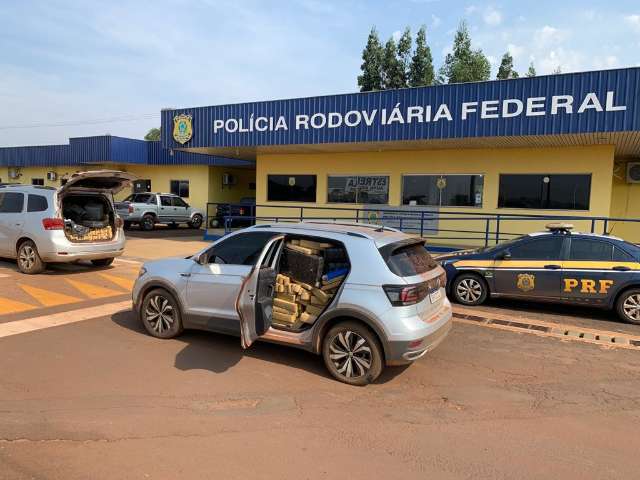 Motoristas do tr&aacute;fico fogem, abandonam ve&iacute;culos e s&atilde;o cercados em mata
