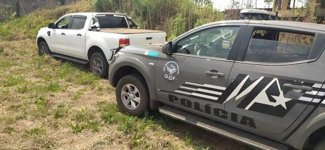 Homem &eacute; preso a caminho da fronteira com caminhonete roubada em MG