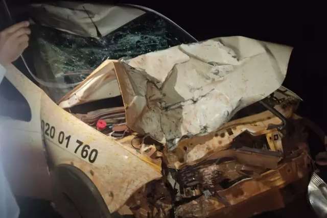 Trabalhador de usina morre a caminho do trabalho em acidente com moto e picape
