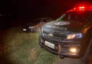 O carro foi localizado no cruzamento da Avenida Rio de Janeiro com a Rua Arapongas. (Foto: divulgação/Polícia Civil) 